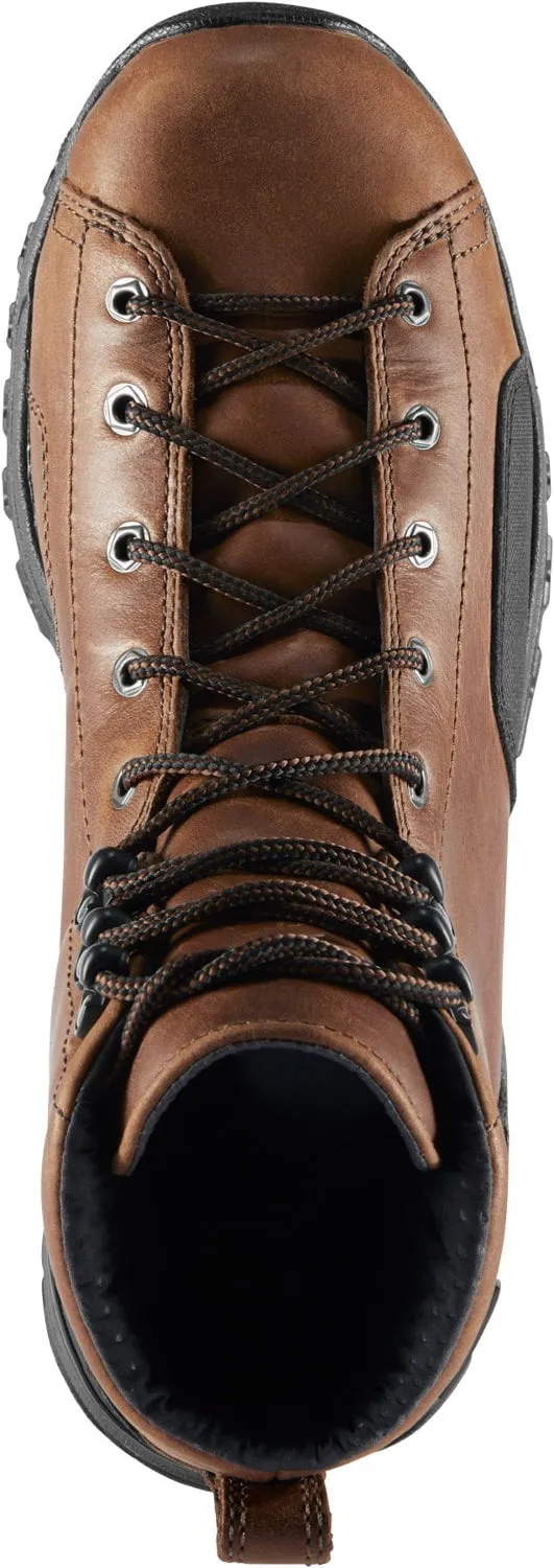 Danner Stronghold work boots, dark brown leather, 6-inch, non-metallic toe