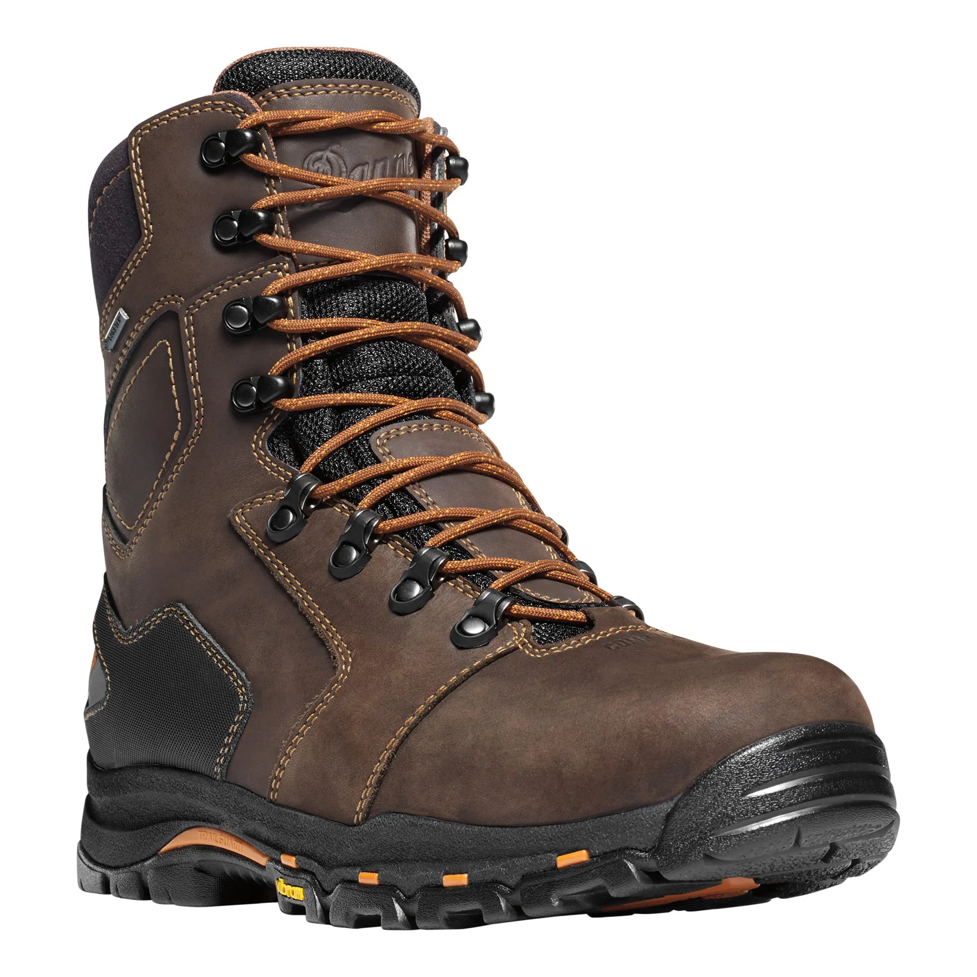 Danner Vicious 8 Brown Leather Goretex Work Boots 13866