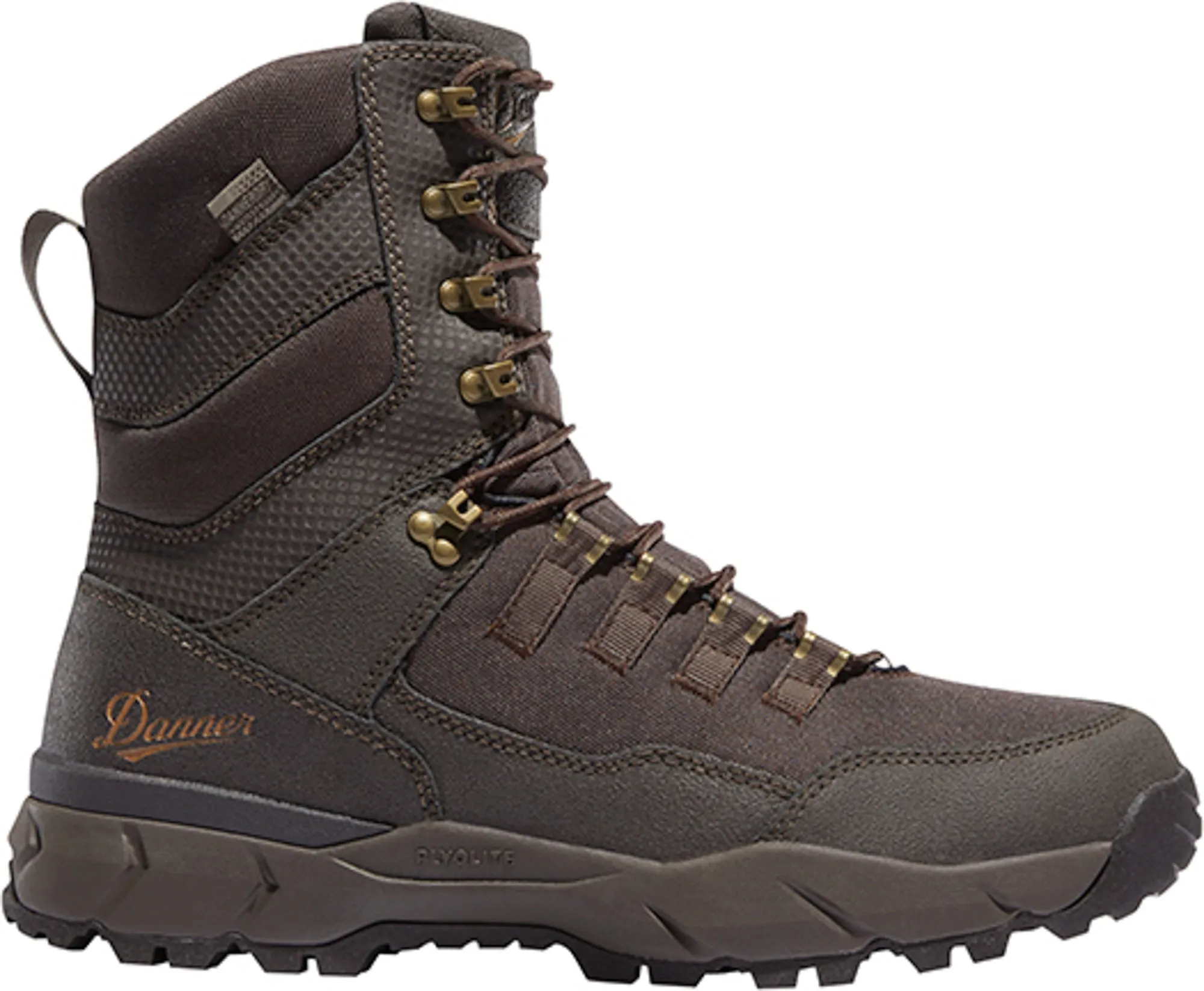 Danner Vital Men's Brown Leather/Poly Waterproof Hunting Boots