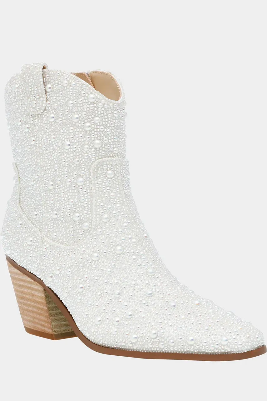 Diva Booties Pearl