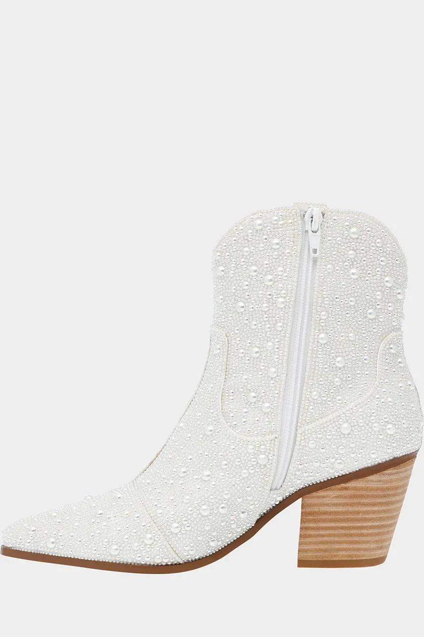 Diva Booties Pearl