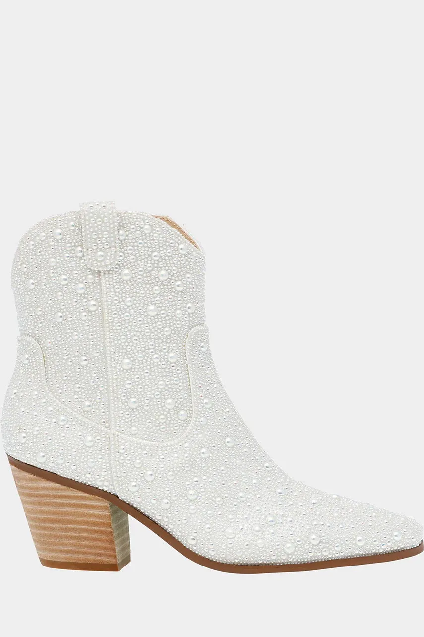 Diva Booties Pearl