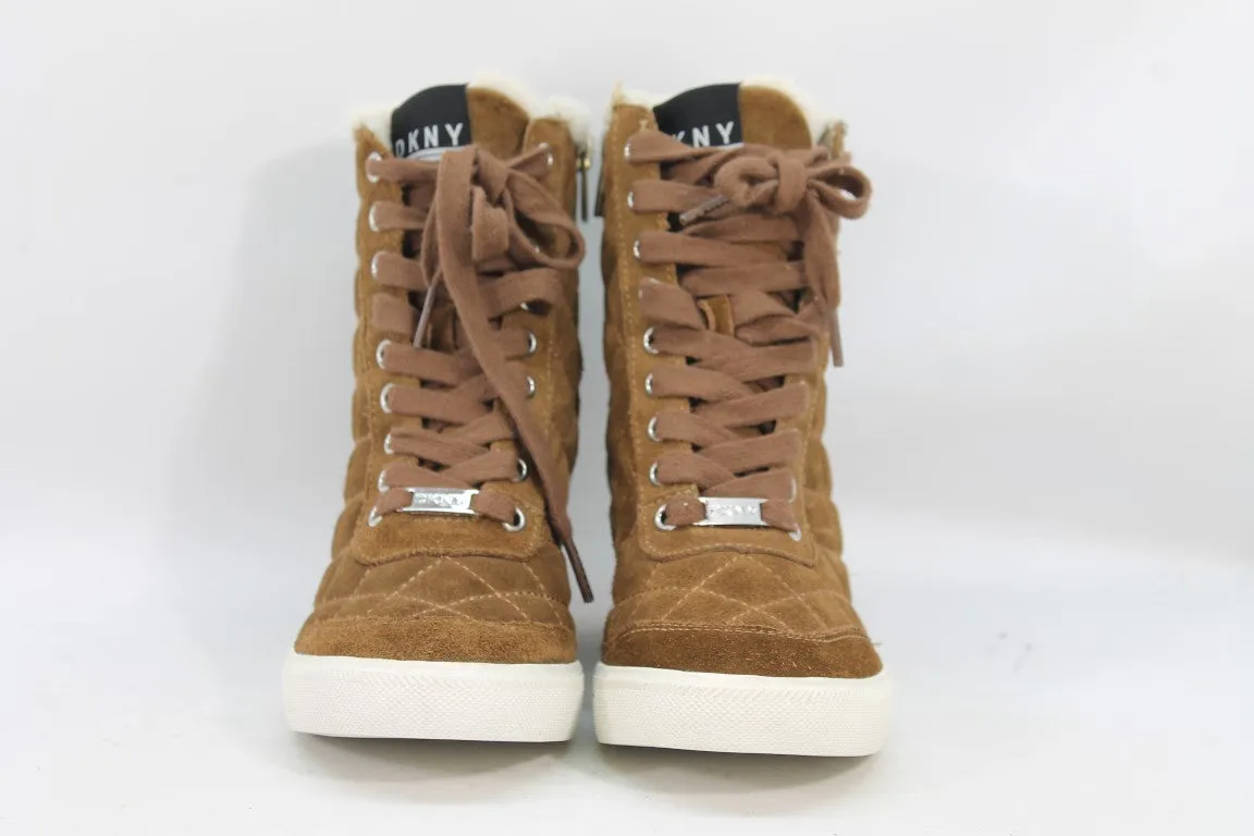 DKNY brown sneakers for women, size 7M with product code ZAP18423