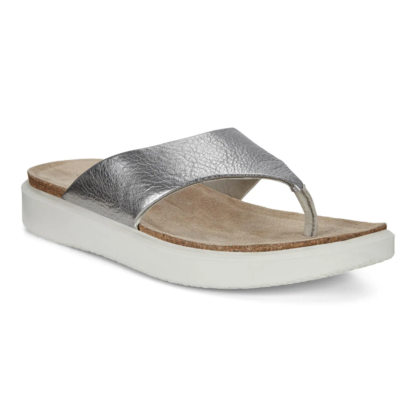 Ecco Corksphere Thong sandals.