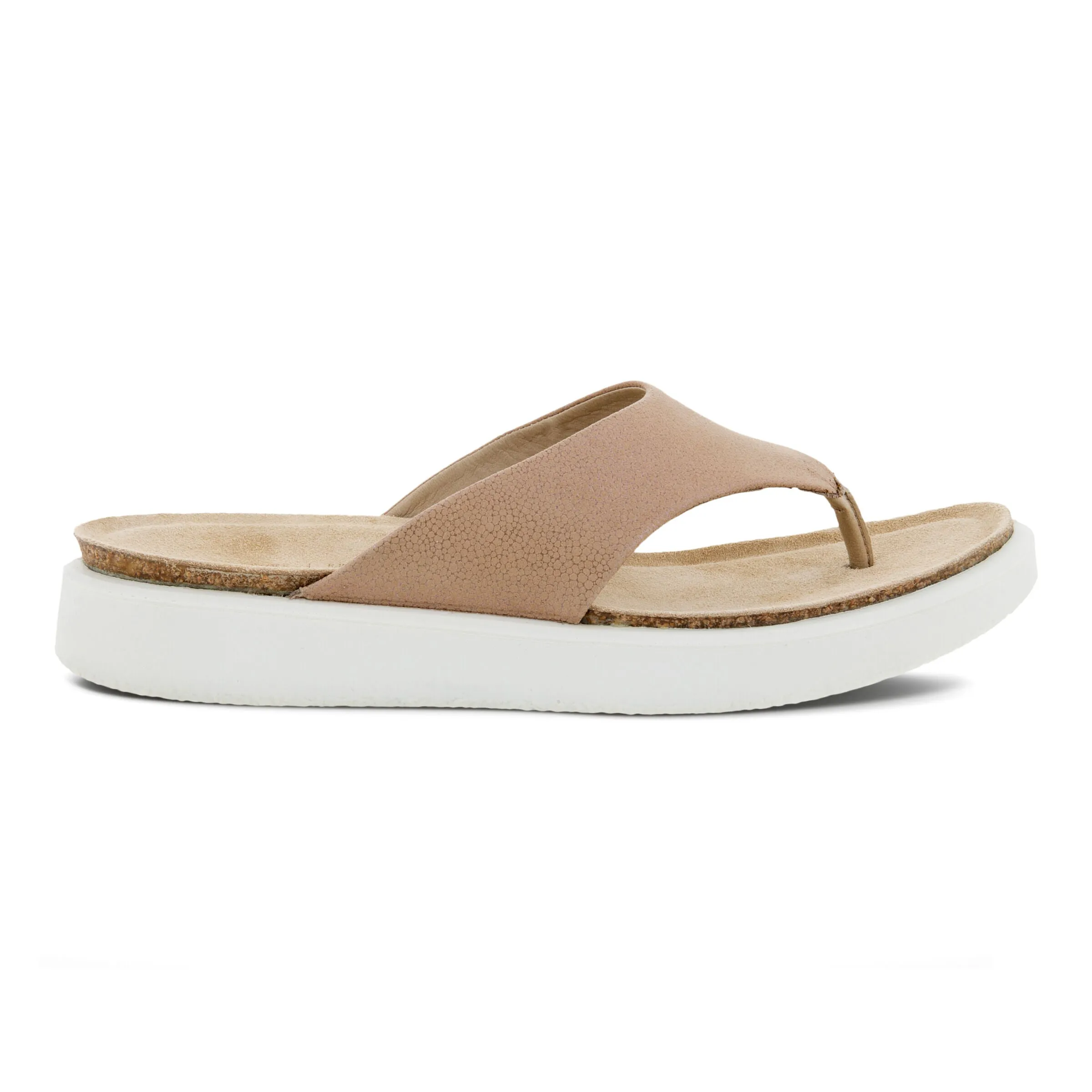 Ecco Corksphere Thong sandals.