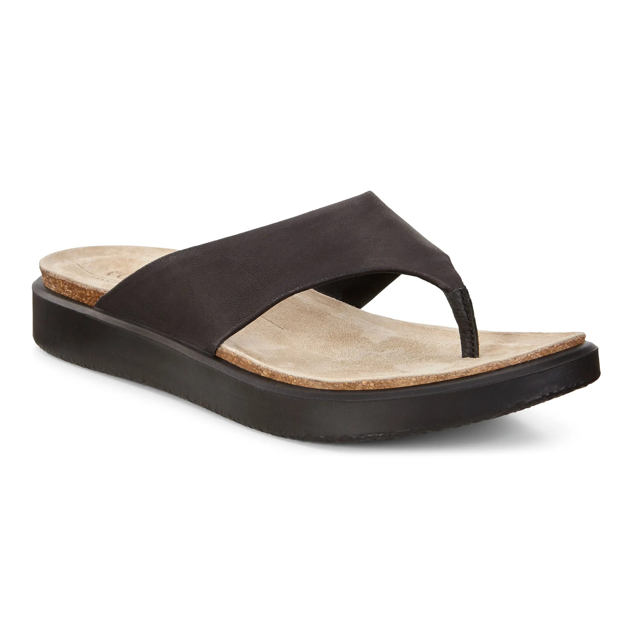 Ecco Corksphere Thong sandals.