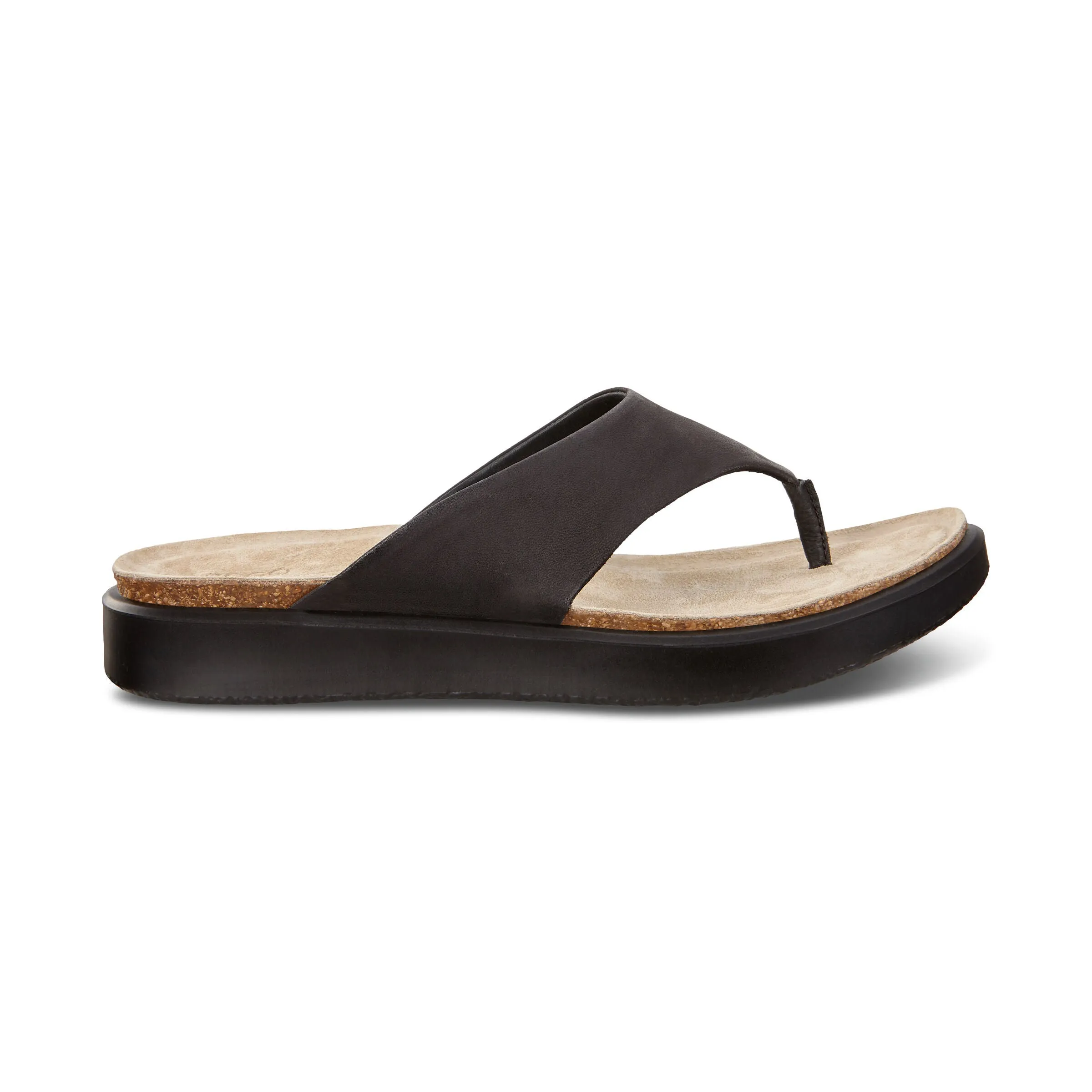 Ecco Corksphere Thong sandals.