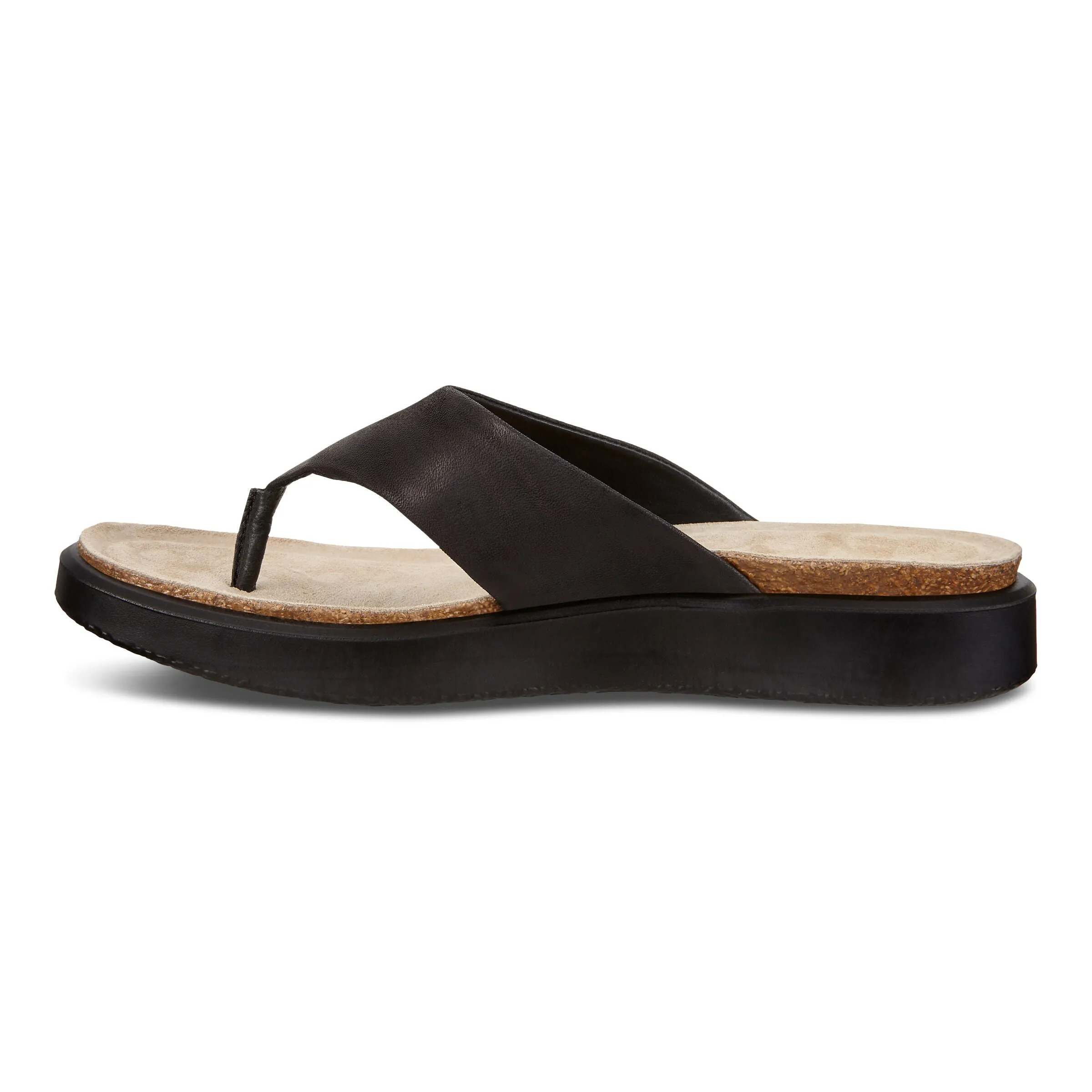 Ecco Corksphere Thong sandals.