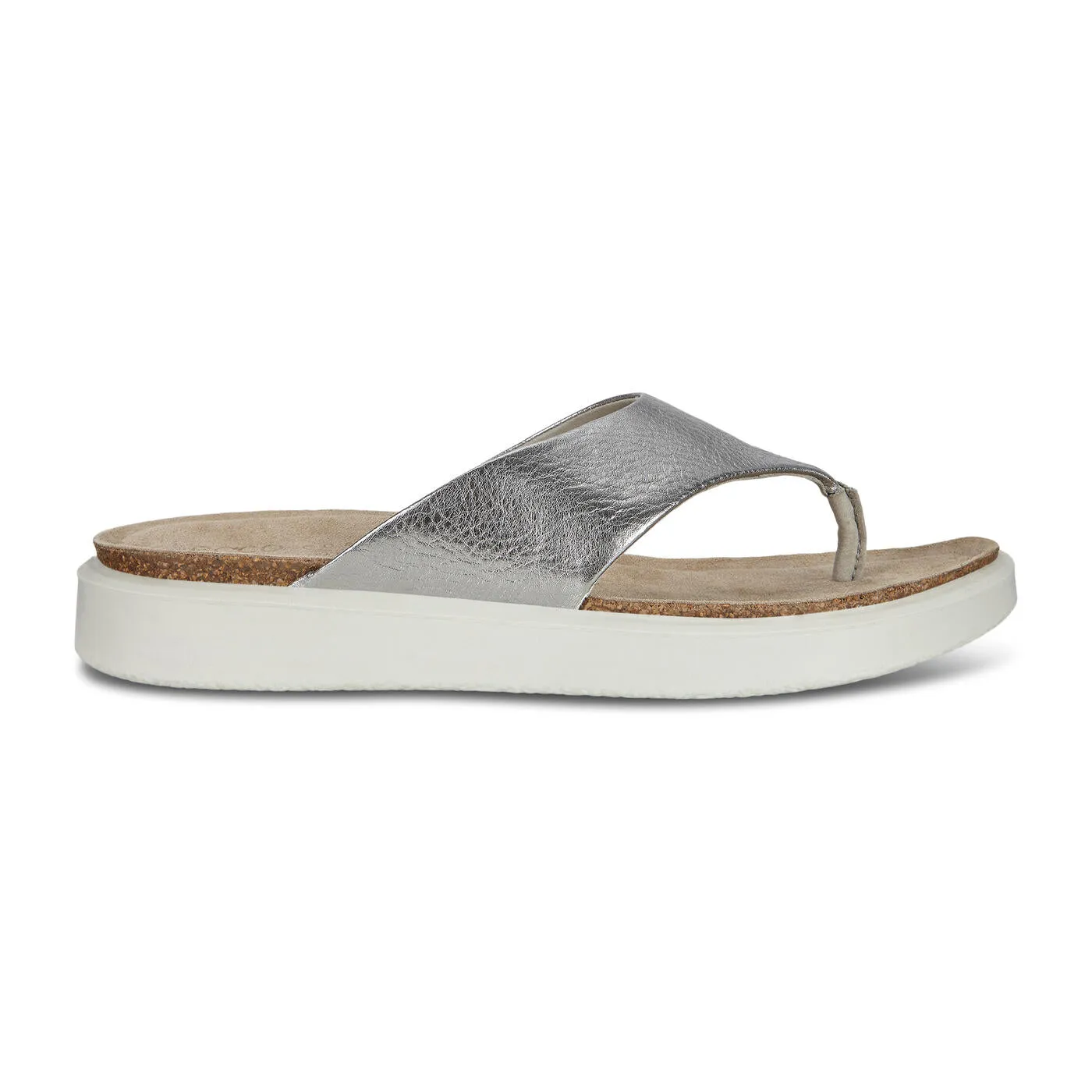 Ecco Corksphere Thong sandals.