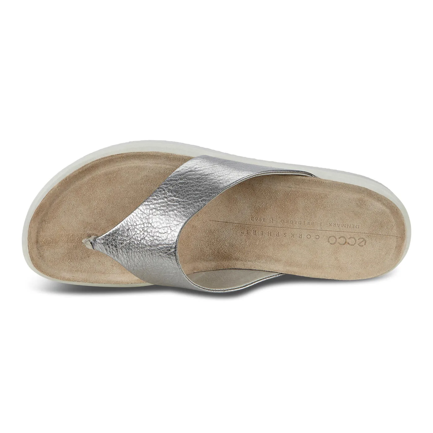 Ecco Corksphere Thong sandals.