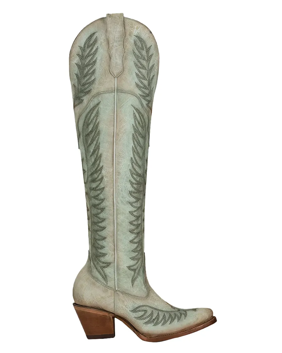 Embroidered Tall Western Boots for Women