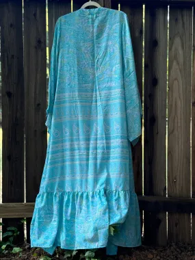 Femme Kimono Wrap Dress - Water Nymph - Large