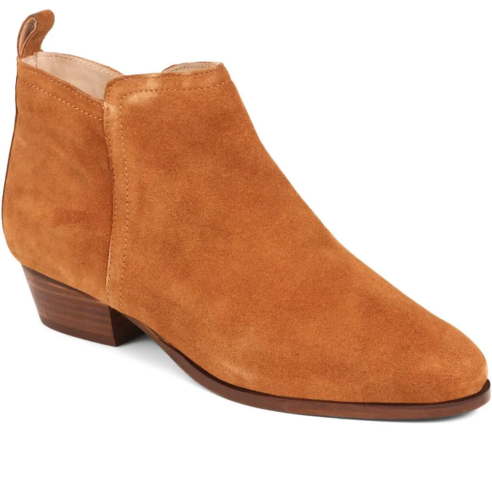 Florie Heeled Leather Ankle Boots - FLORIE 324 290