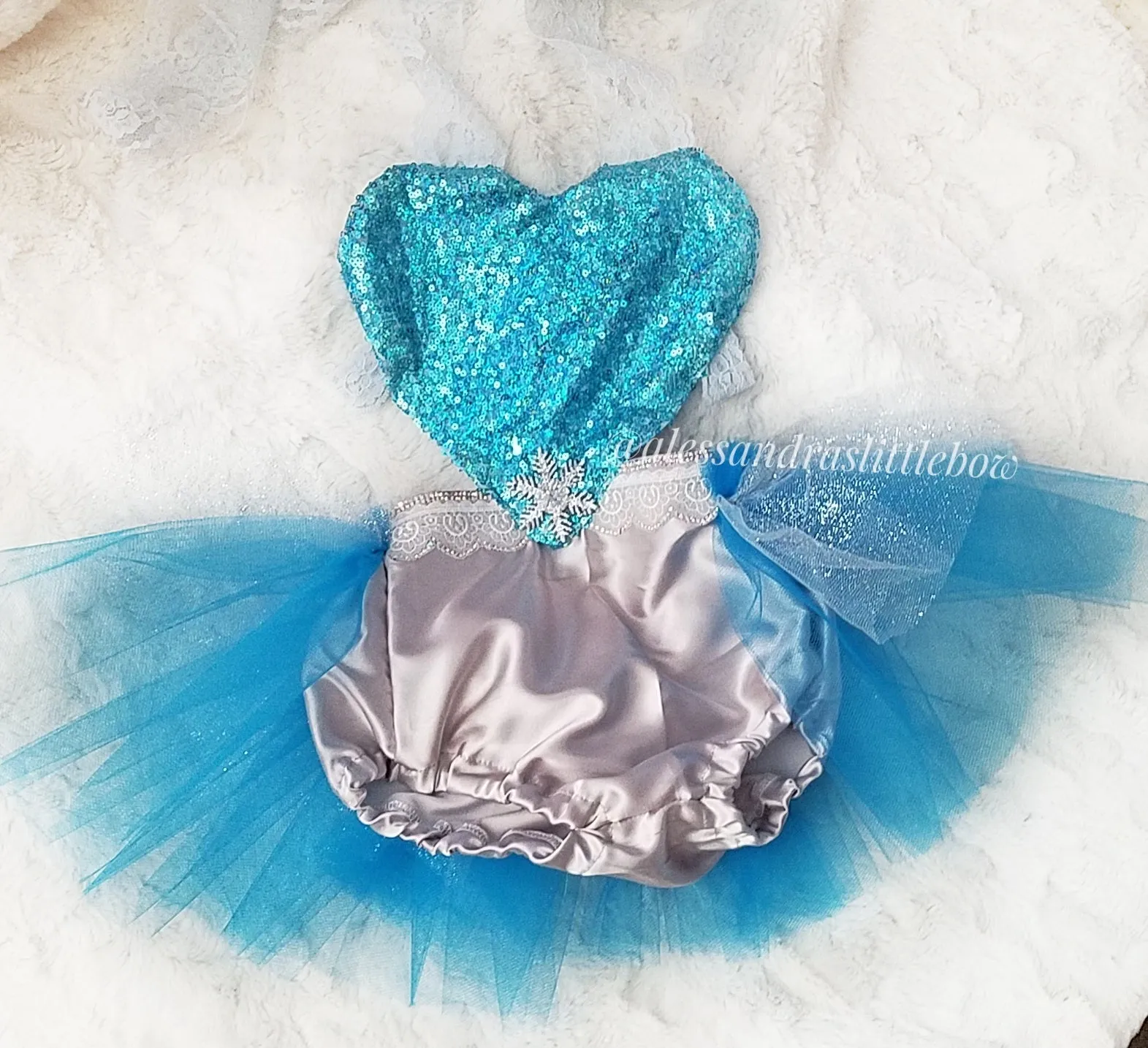 Frozen Ice Queen Tutu Romper