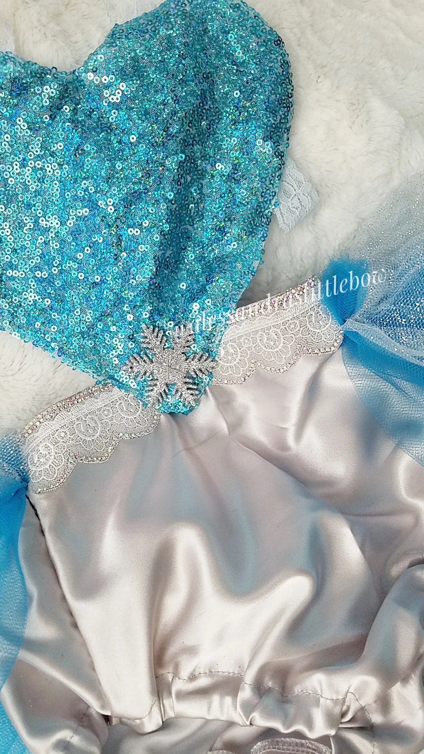 Frozen Ice Queen Tutu Romper