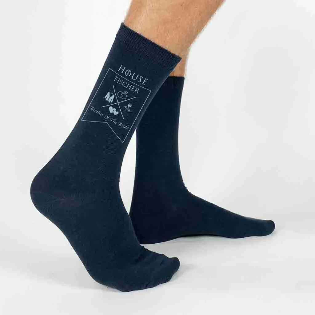 Game of Thrones Groomsmen Wedding Socks