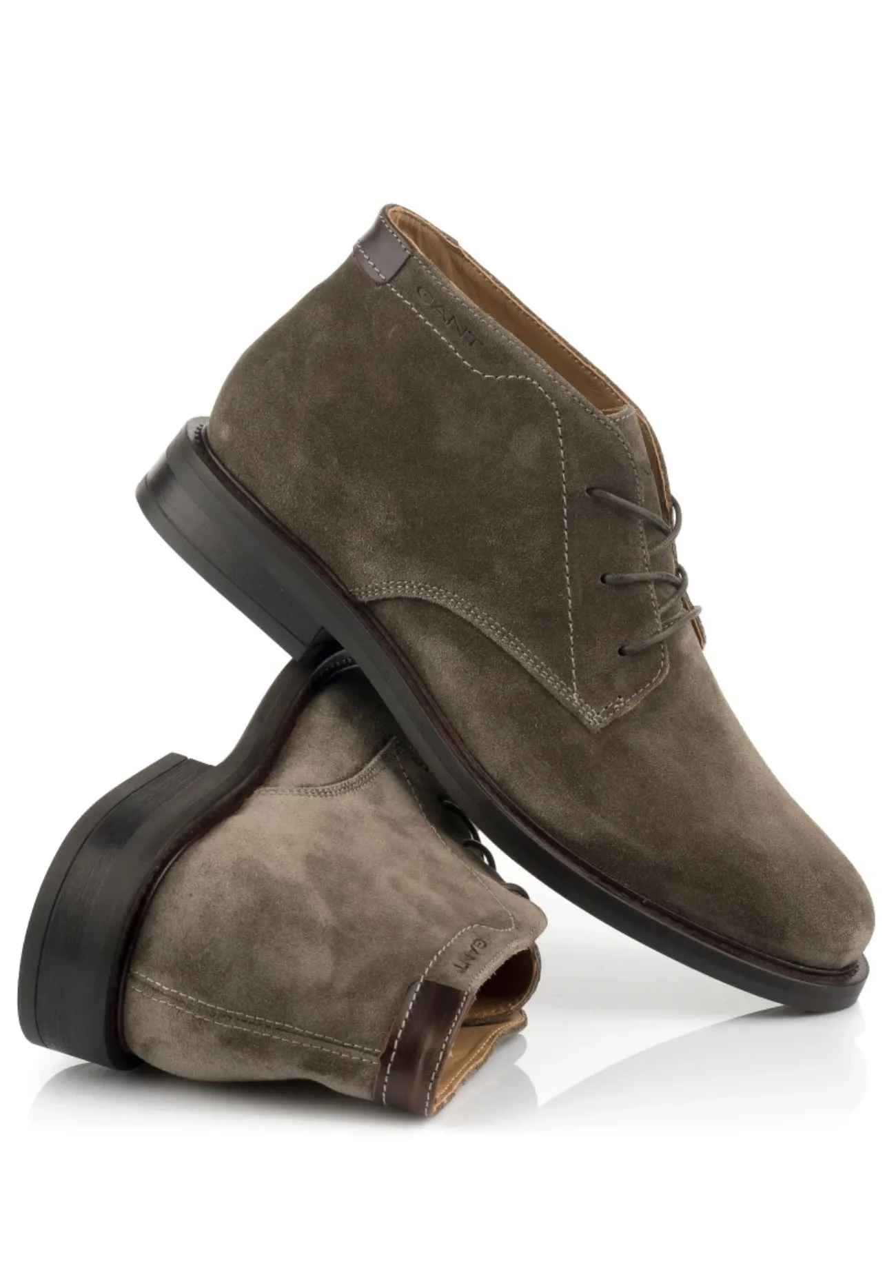 Gant Fairkon Boot - Dark Taupe Suede - Buy Now