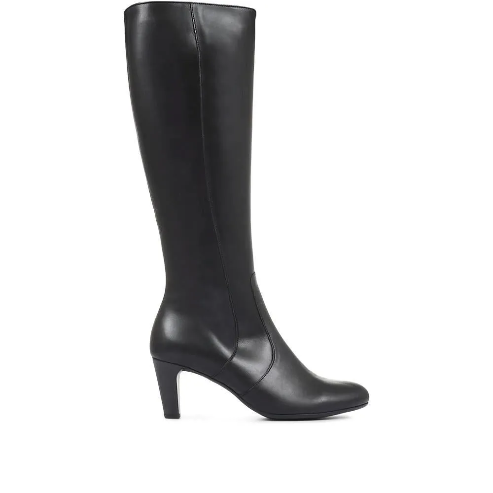 Google Friendly Result: Mid-Calf Leather Boots - GAB32522 - Buy Online at 319 159