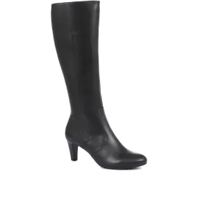 Google Friendly Result: Mid-Calf Leather Boots - GAB32522 - Buy Online at 319 159