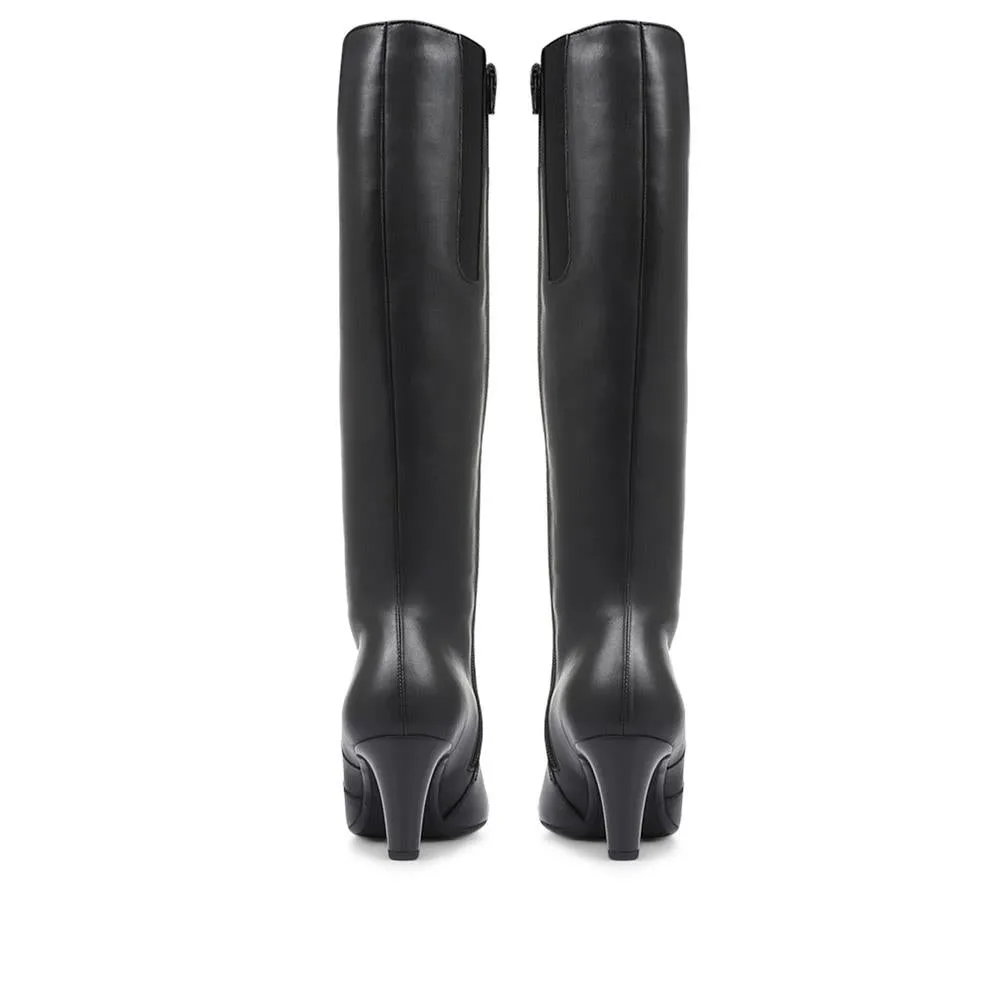 Google Friendly Result: Mid-Calf Leather Boots - GAB32522 - Buy Online at 319 159