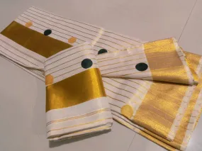 green gold tissue set for women