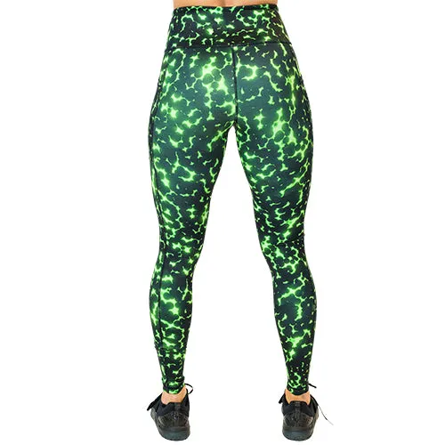 Green Radioactive Leggings - Shop Now