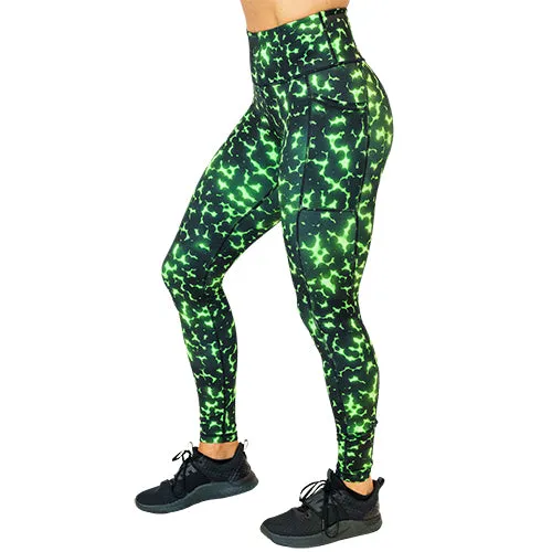 Green Radioactive Leggings - Shop Now