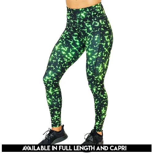 Green Radioactive Leggings - Shop Now