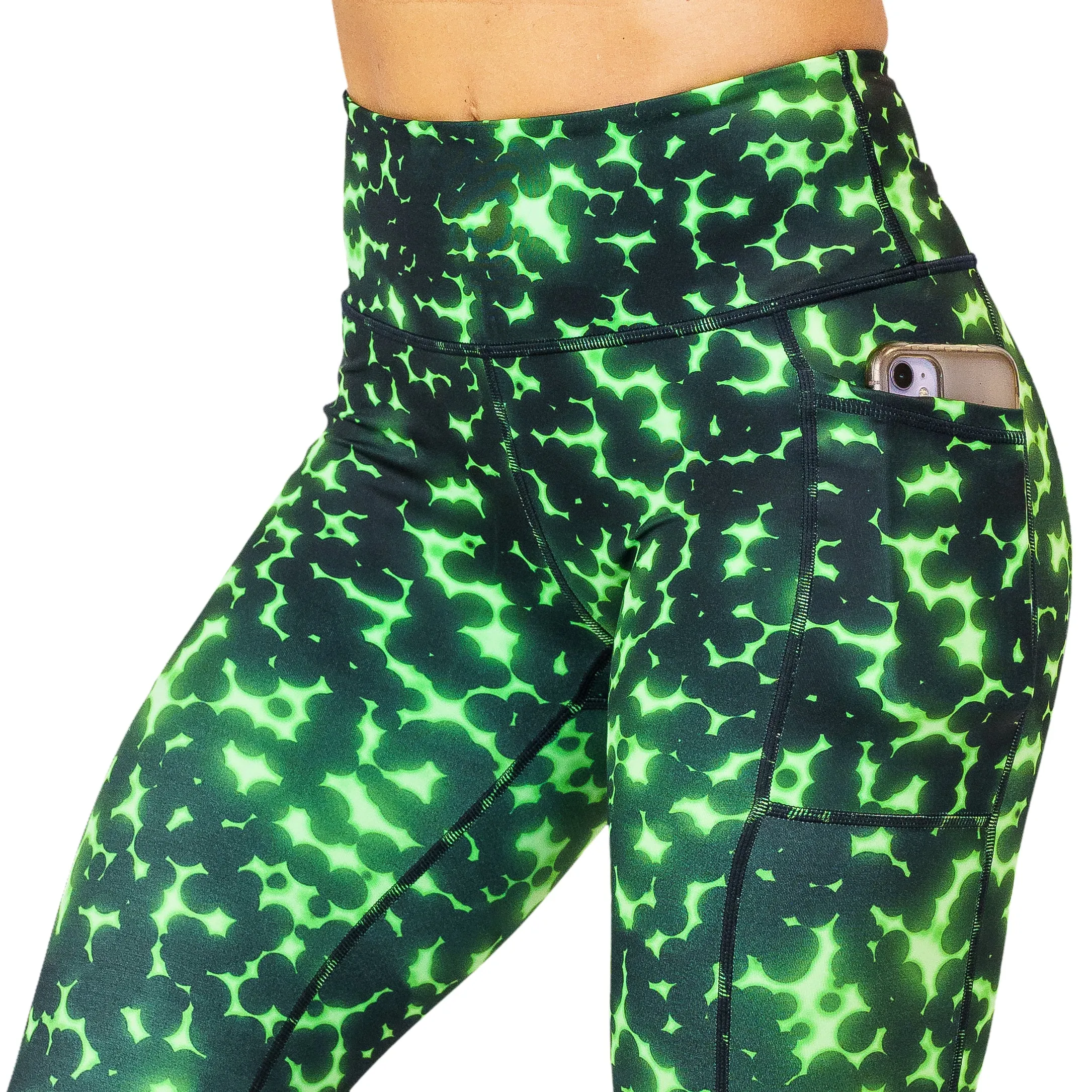 Green Radioactive Leggings - Shop Now