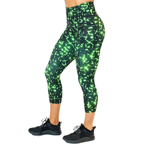 Green Radioactive Leggings - Shop Now