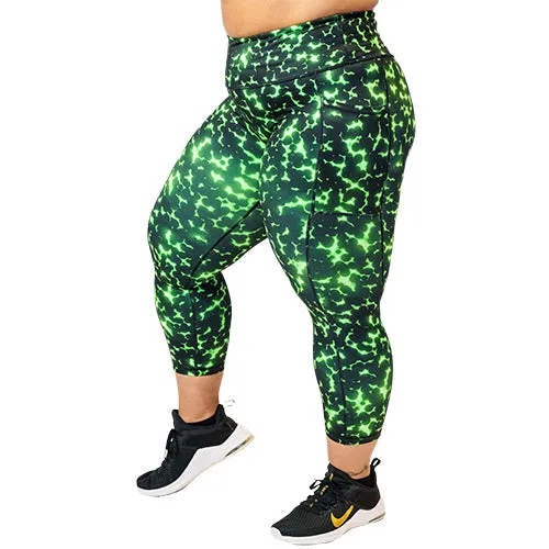 Green Radioactive Leggings - Shop Now