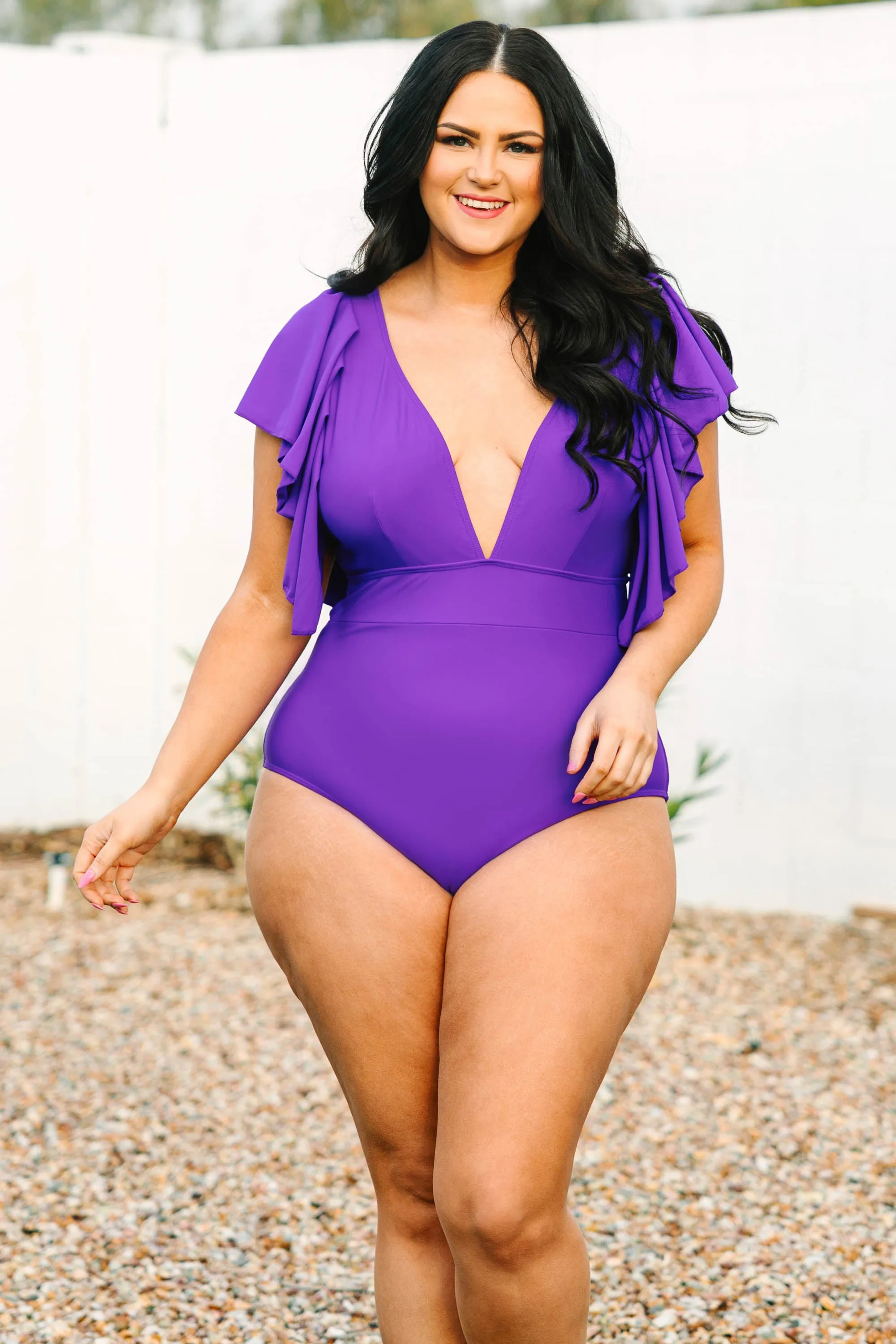 Heart Hawaii Swimsuit in Purple - Best Deals