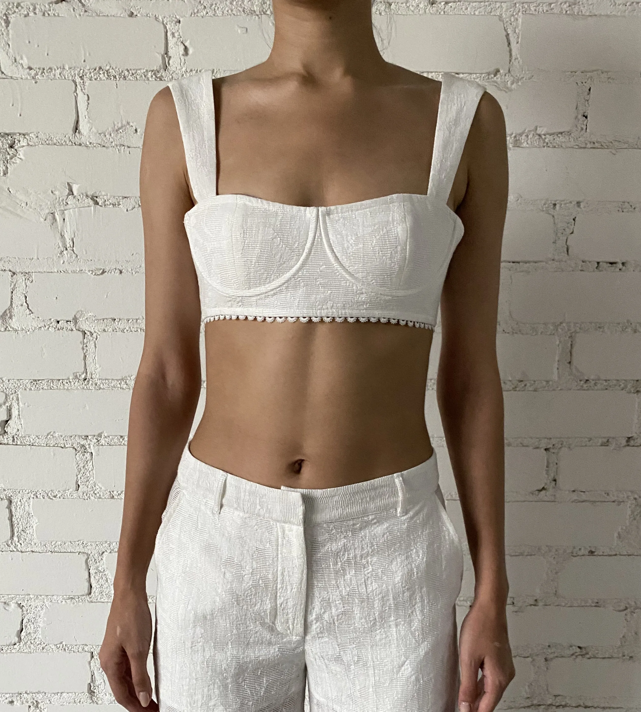 Hemant Nandita Ilara Bandeau White