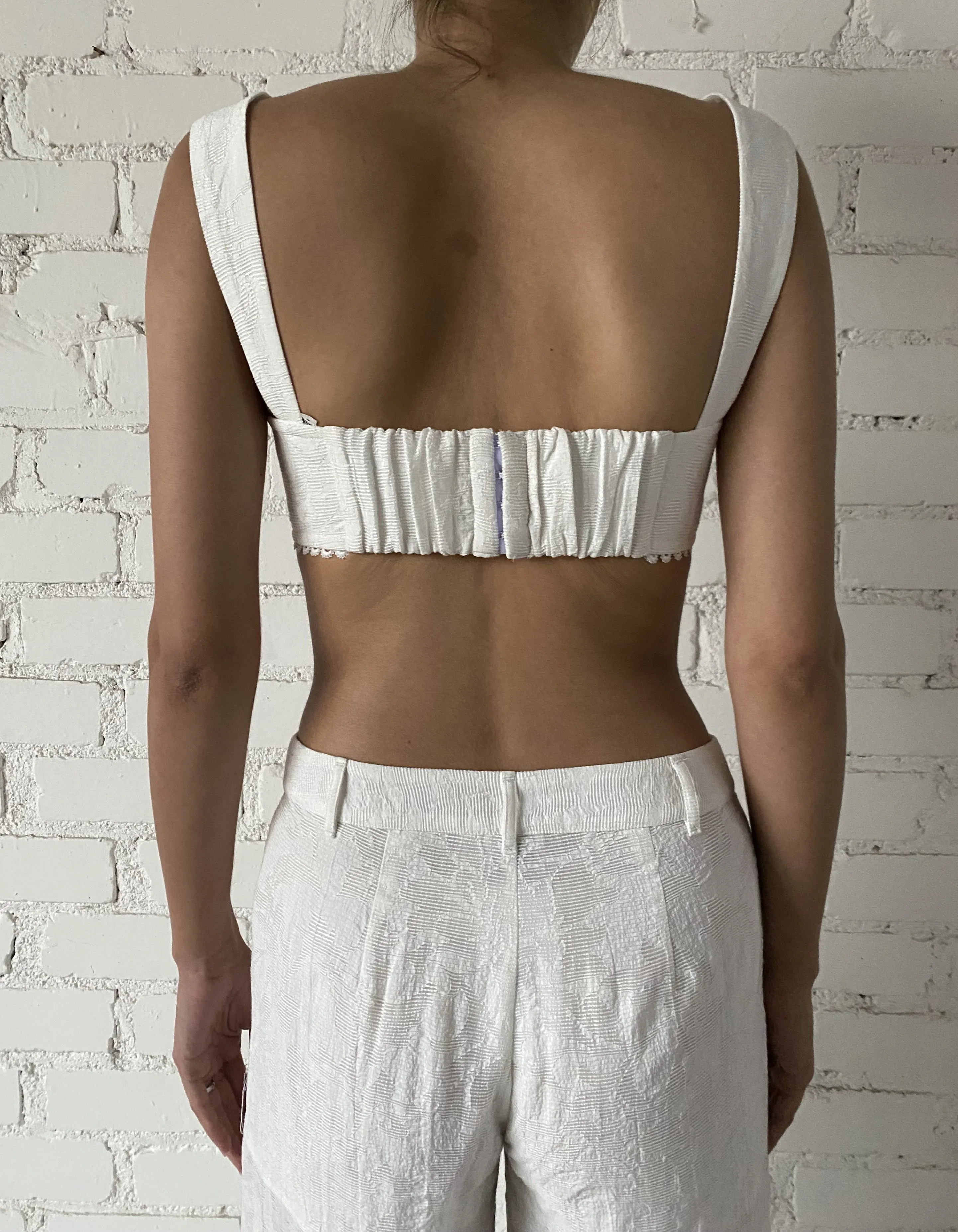 Hemant Nandita Ilara Bandeau White