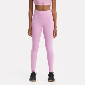 High-Waisted Pink Tights: Lux Jasmine