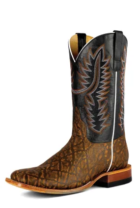 Horse Power Mens Black Flynn Leather Cowboy Boots