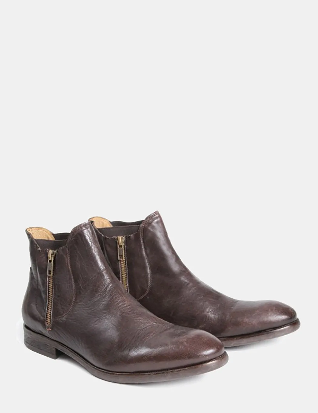 Hudson Mitchell Chelsea Boot, Brown Leather.