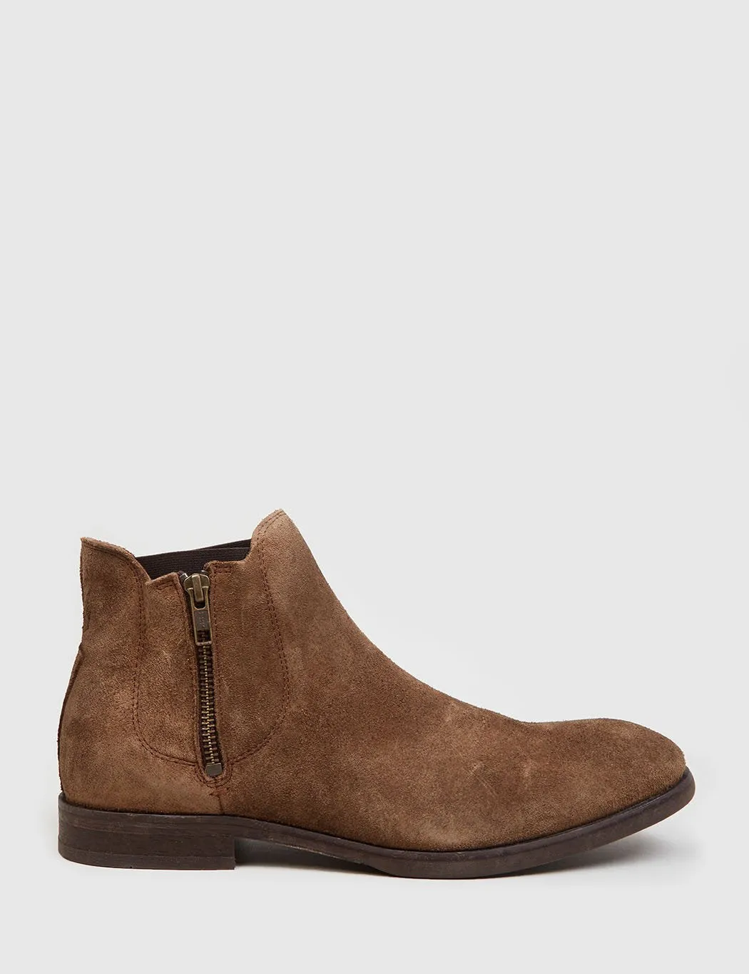 Hudson Mitchell Chelsea Boot Tobacco Suede