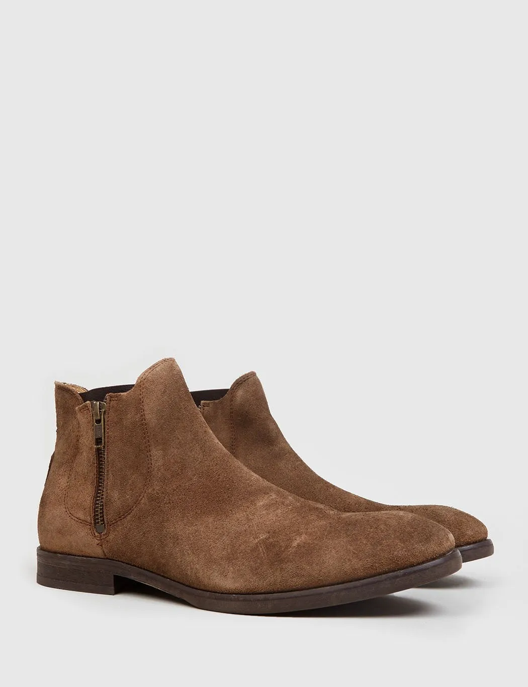 Hudson Mitchell Chelsea Boot Tobacco Suede