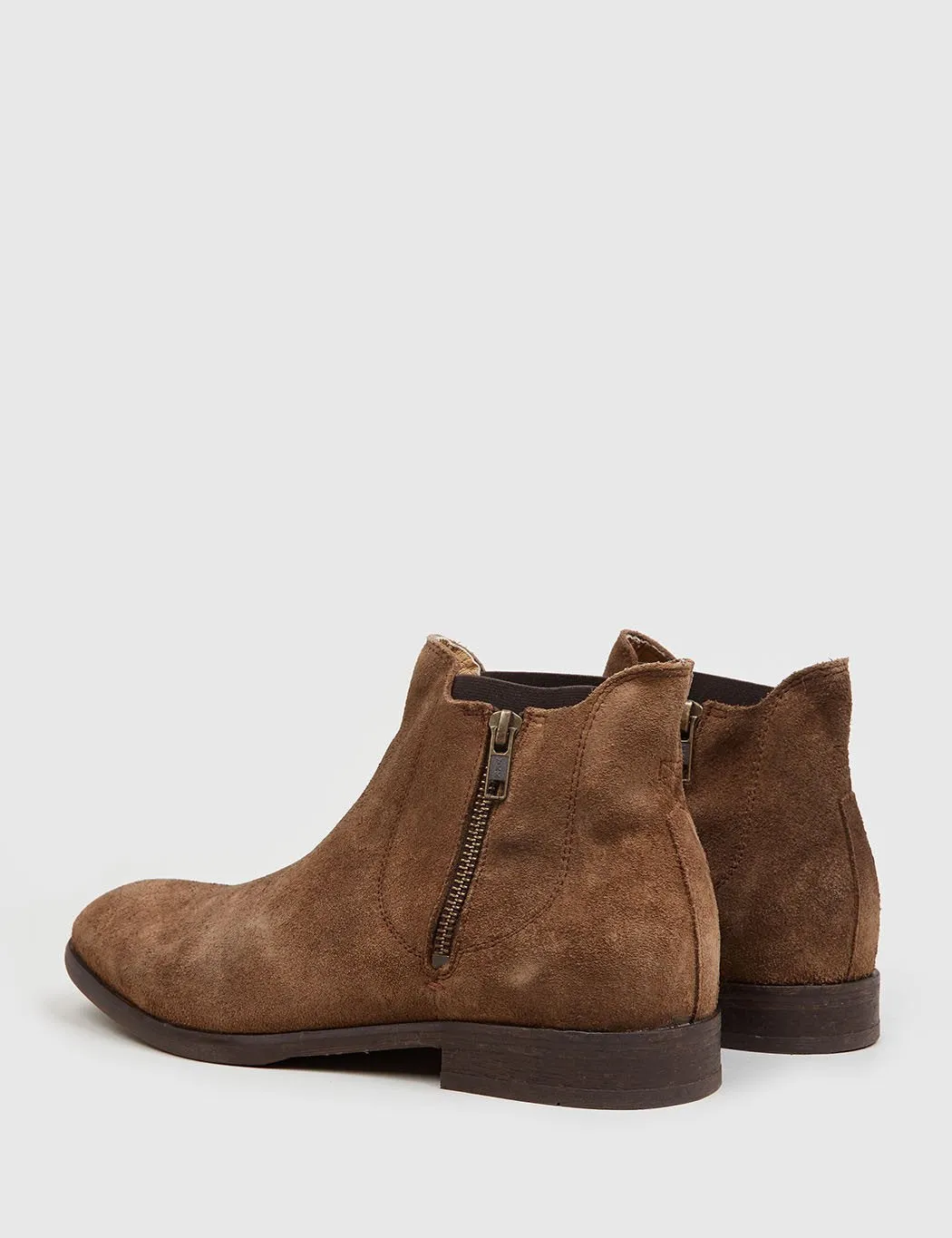 Hudson Mitchell Chelsea Boot Tobacco Suede