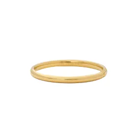 Idiom Bridesmaid Hinged Bangle in Gold