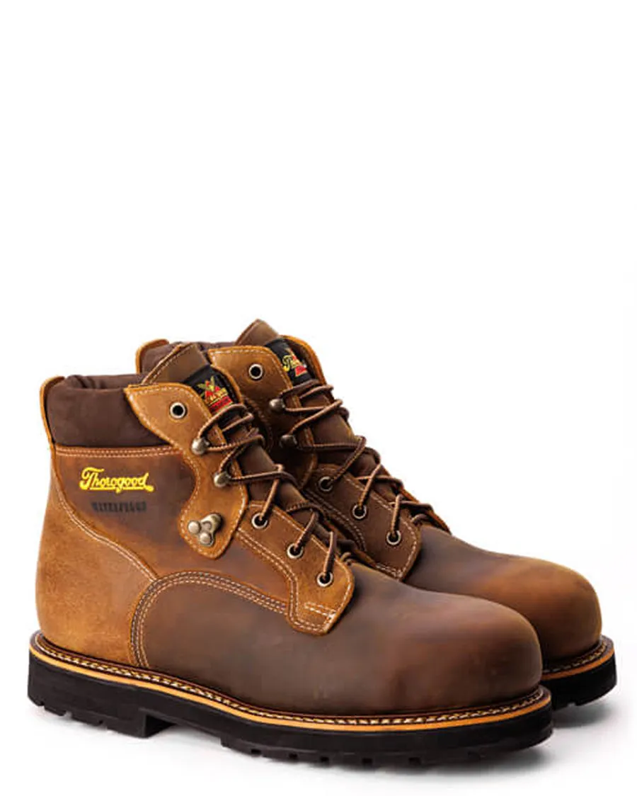 Iron River Series Waterproof Safety Toe Work Boots for Men