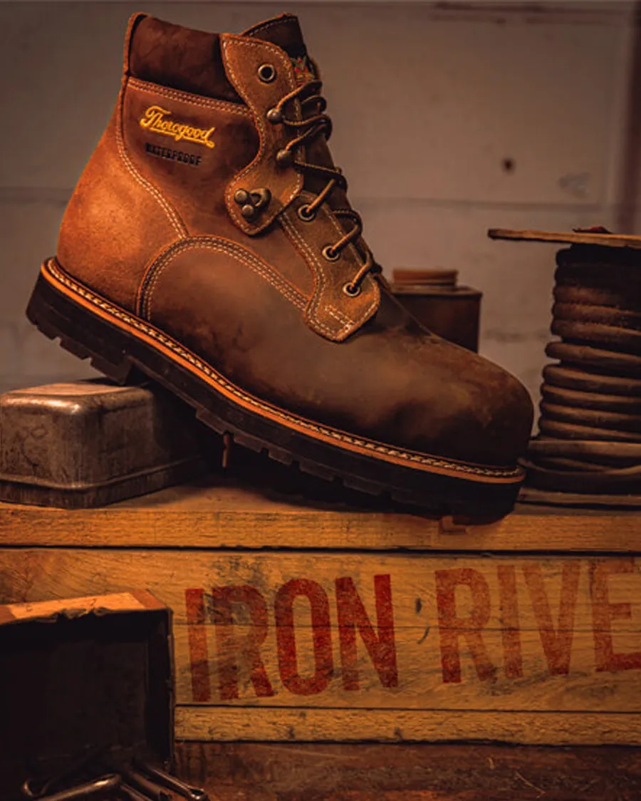 Iron River Series Waterproof Safety Toe Work Boots for Men