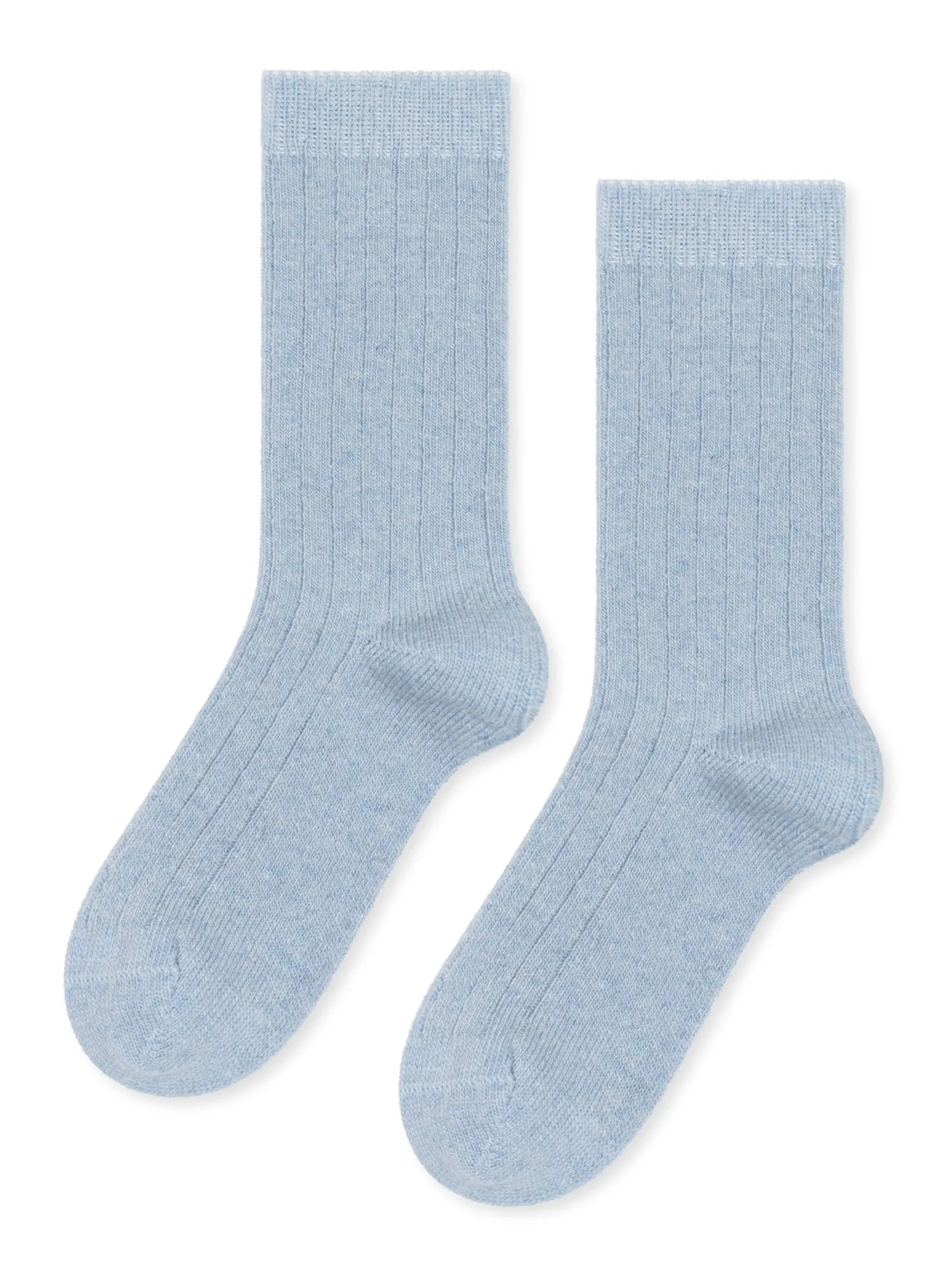 Italia Cashmere Rib Crew Sock (multiple colors)