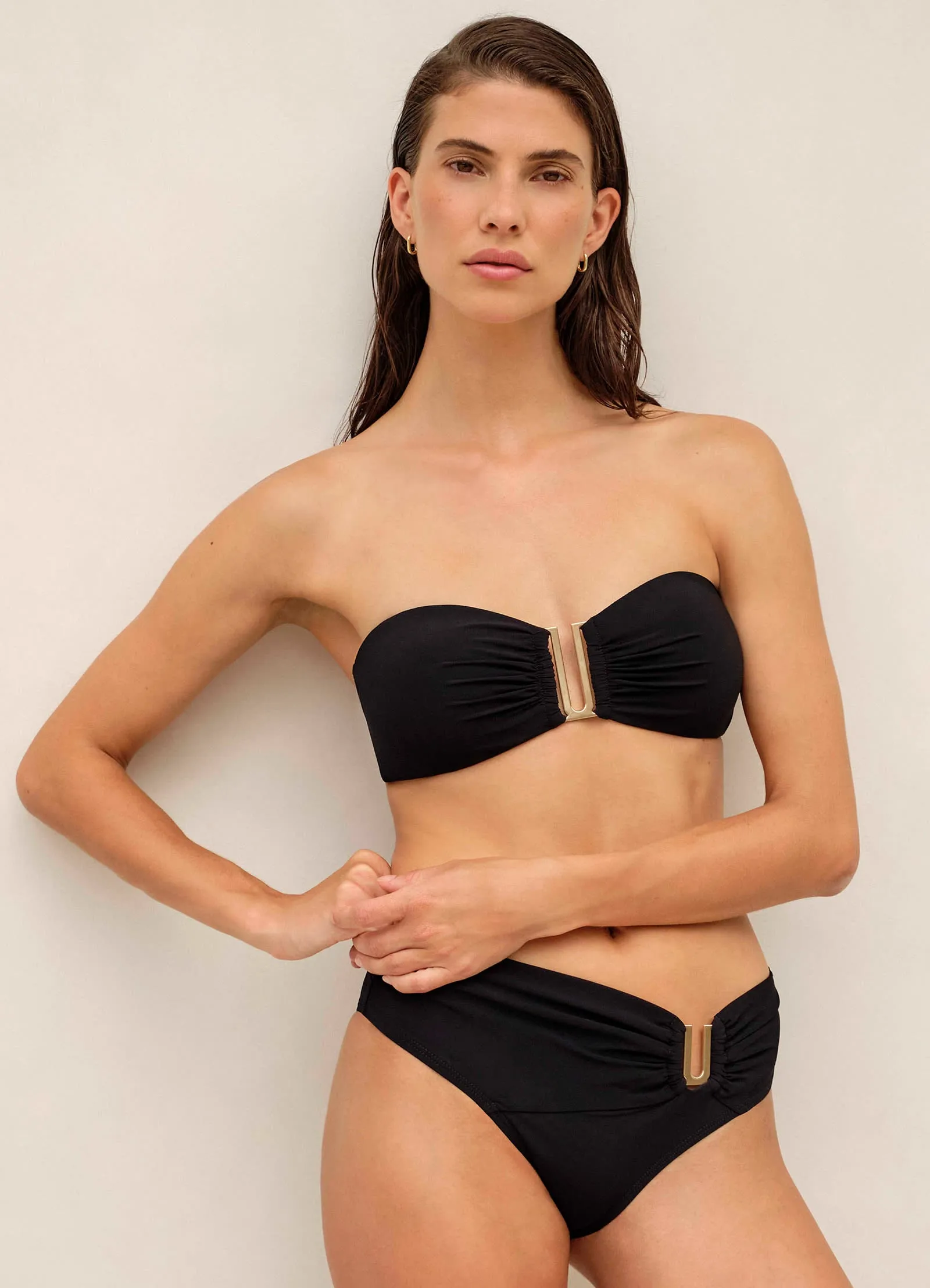 Jetset Bandeau Bikini Top - Black - Buy now!