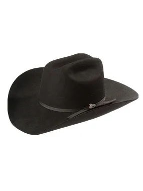 Justin black western felt hat roper JF0242ROPE 2X