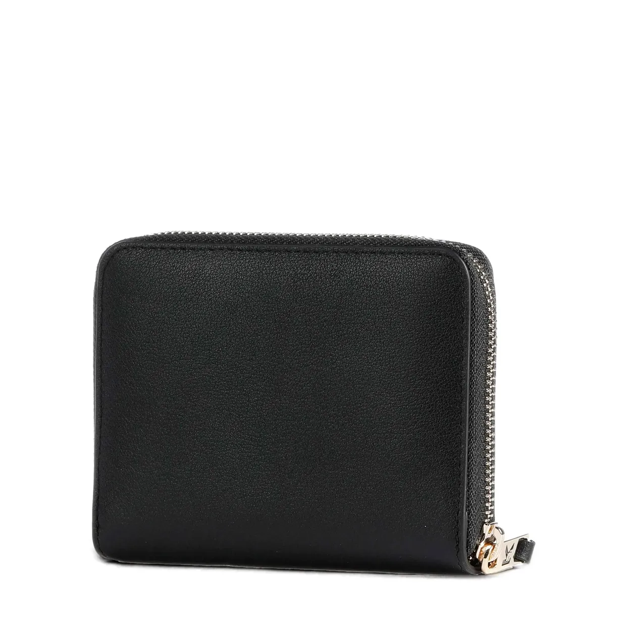 K Signature Medium Zip Wallet - Black Gold