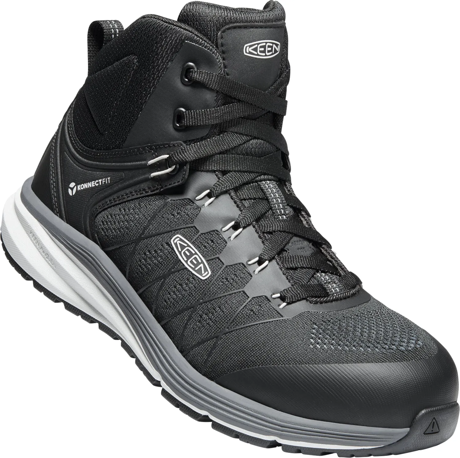 Keen Vista Energy Mid Work Boots Vapor/Black Mesh