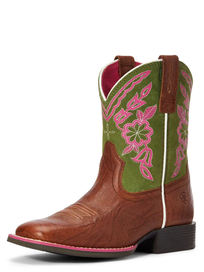 Kids Cattle Cate Western Boot Copper Penny - D