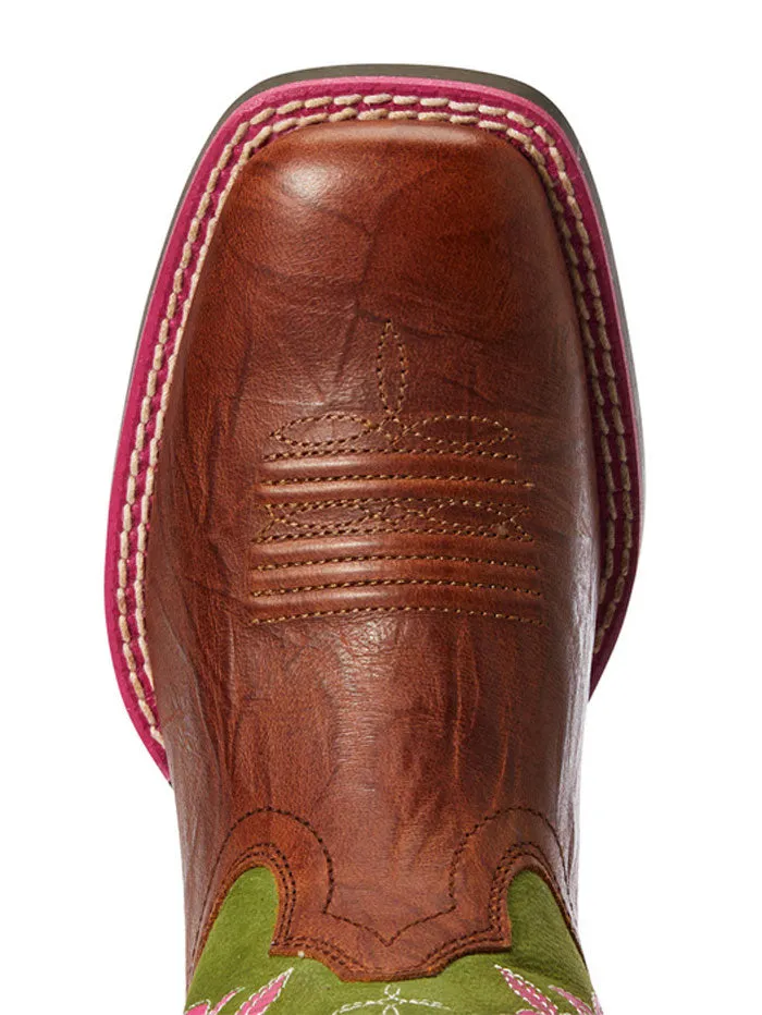 Kids Cattle Cate Western Boot Copper Penny - D